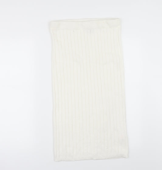 Front view of Primark women’s ivory maxi skirt, size S