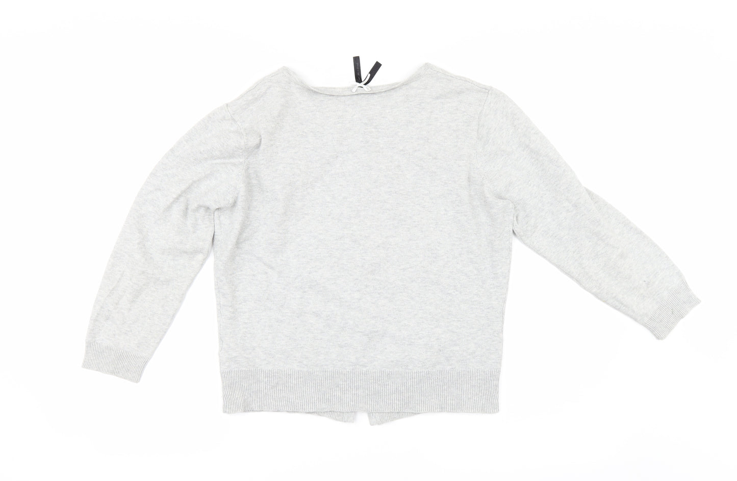 Primark Womens Grey   Cardigan Jumper Size 16