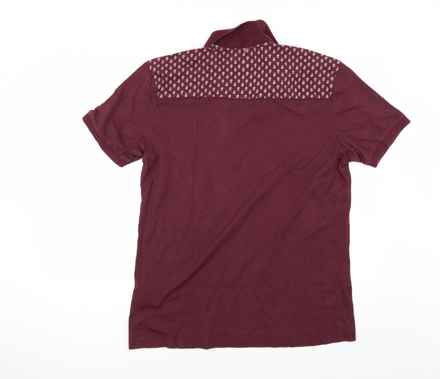 Pretty Green Mens Red    Polo Size L