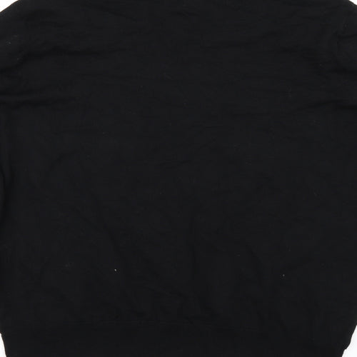 Woolworths Mens Black   Pullover Jumper Size XL