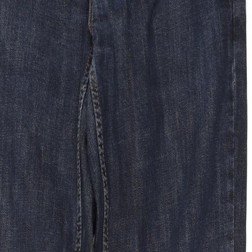 George Mens Blue  Denim Straight Jeans Size 34 in L33 in
