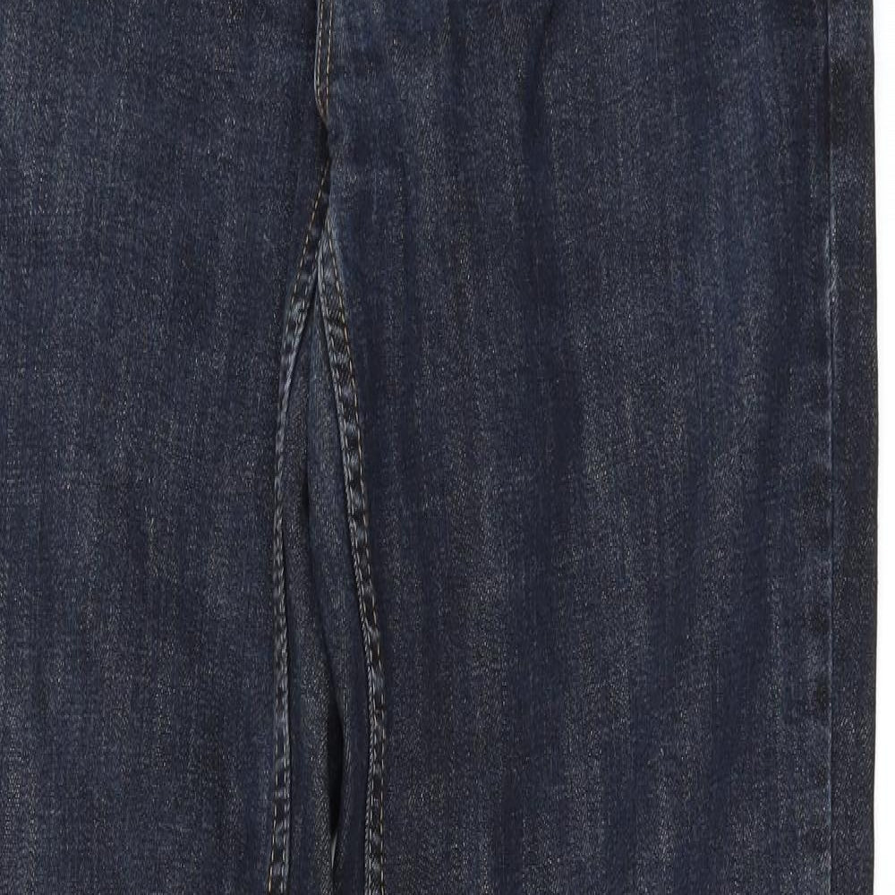George Mens Blue  Denim Straight Jeans Size 34 in L33 in