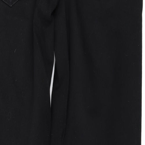 George Mens Black  Denim Straight Jeans Size 36 in L33 in