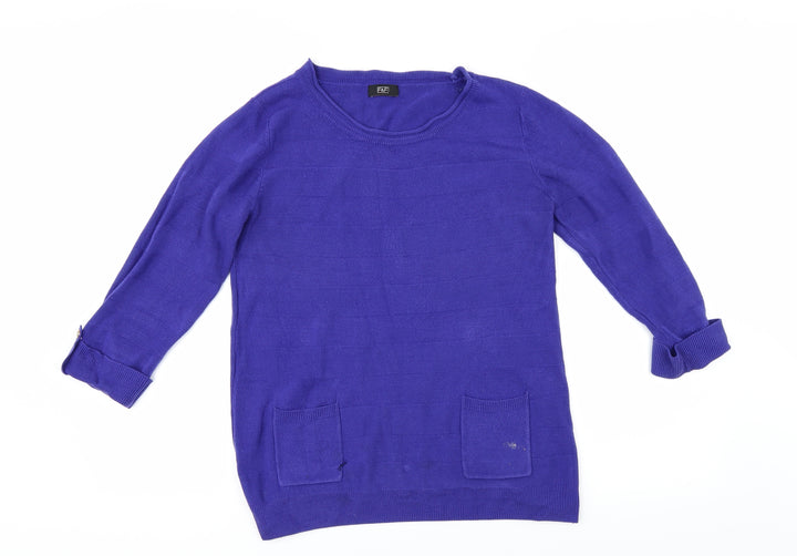 F&F Womens Purple   Pullover Jumper Size 12