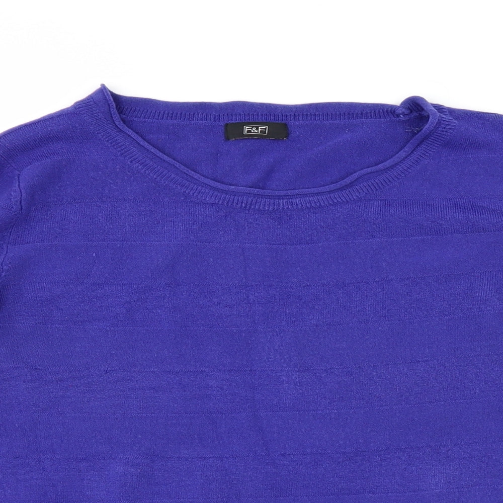 F&F Womens Purple   Pullover Jumper Size 12