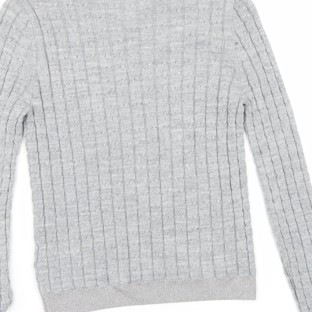 Marks and Spencer Womens Grey   Pullover Jumper Size 10