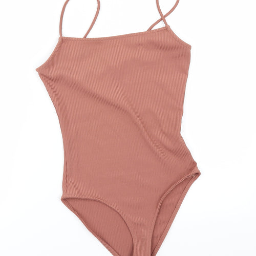 Primark Womens Pink   Bodysuit One-Piece Size 8