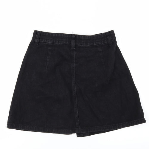 denim club Womens Black  Denim Mini Skirt Size 8