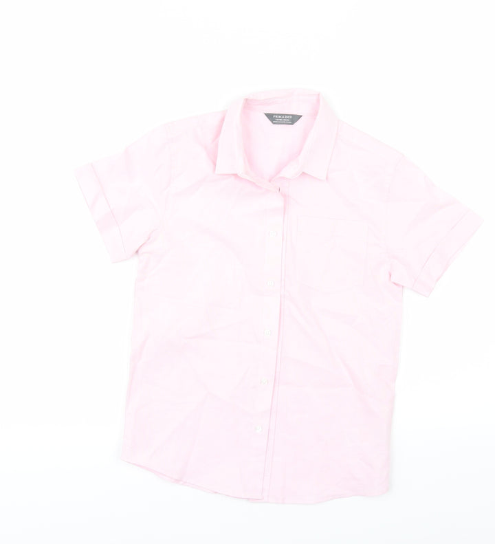 Primark Boys Pink Basic Button-Up Size 7-8 Years