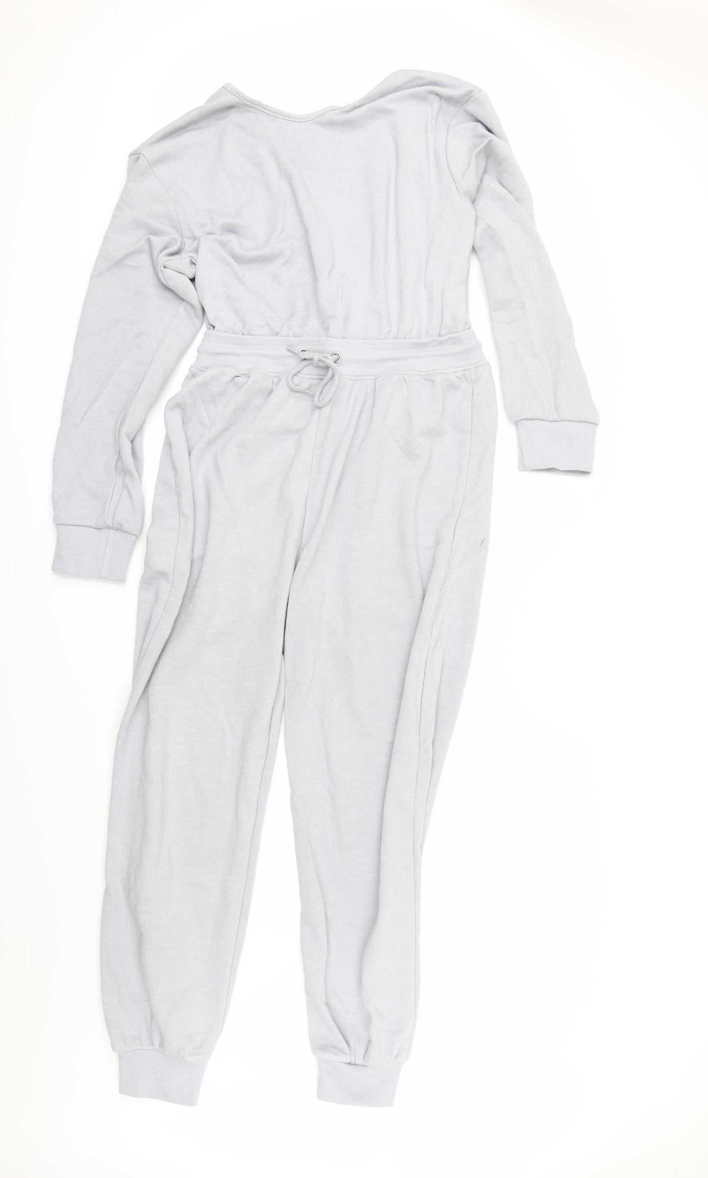 Boohoo Womens Grey   Jumpsuit One-Piece Size M