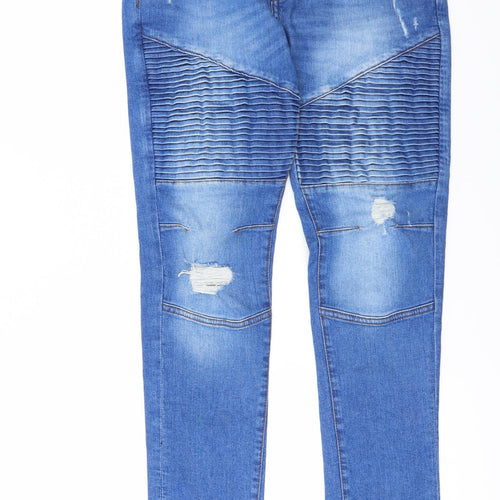 Denim & Co. Mens Blue  Denim Skinny Jeans Size 30 in L30 in