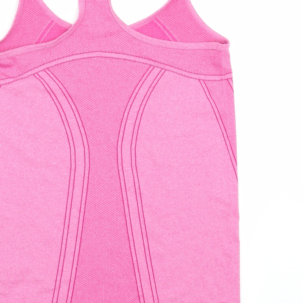 Athletic Works Womens Pink   Basic T-Shirt Size L