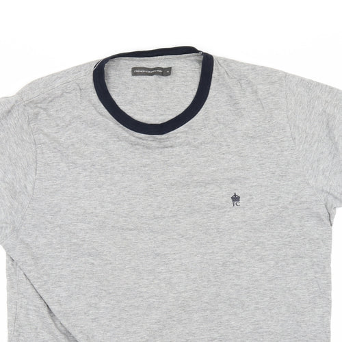 French Connection Mens Grey    T-Shirt Size XL