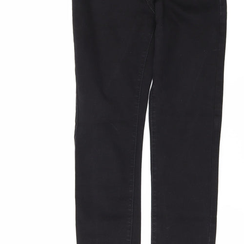 Denim & Co. Womens Black  Denim Skinny Jeans Size 6 L27 in