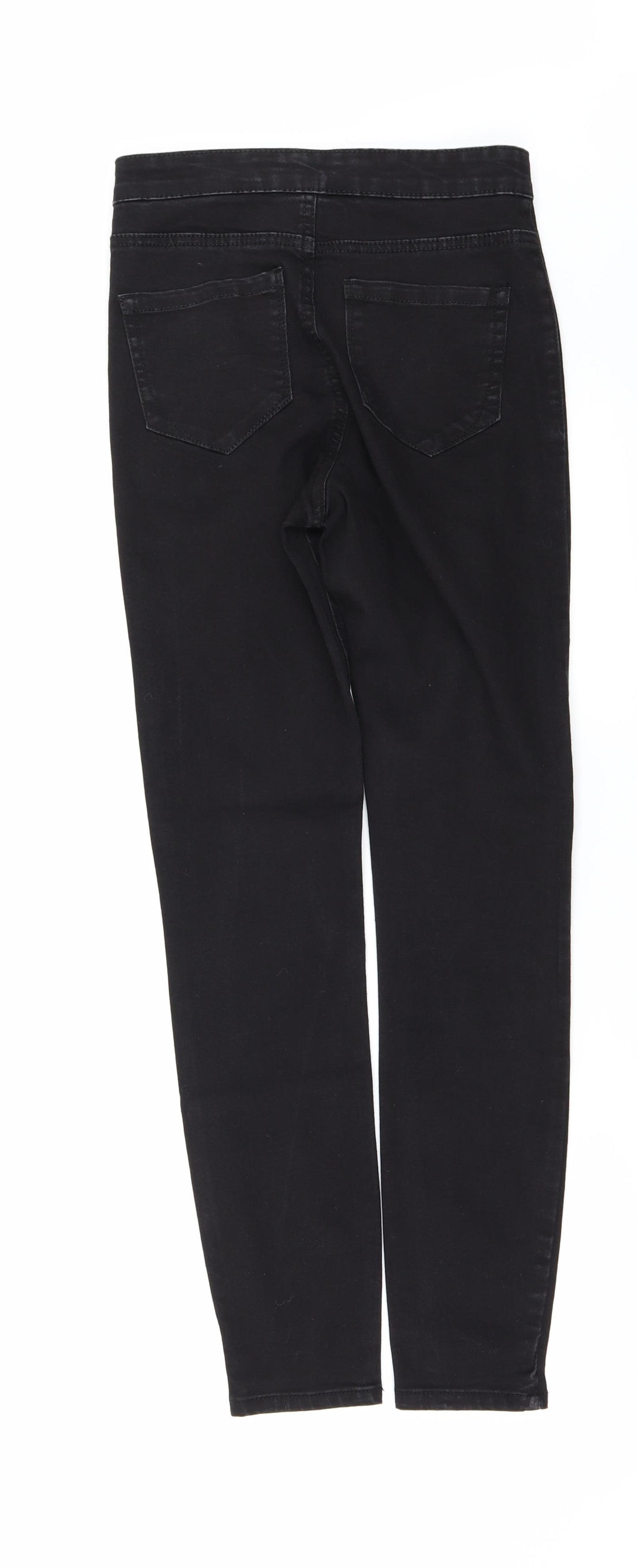 Denim & Co. Womens Black  Denim Skinny Jeans Size 6 L27 in