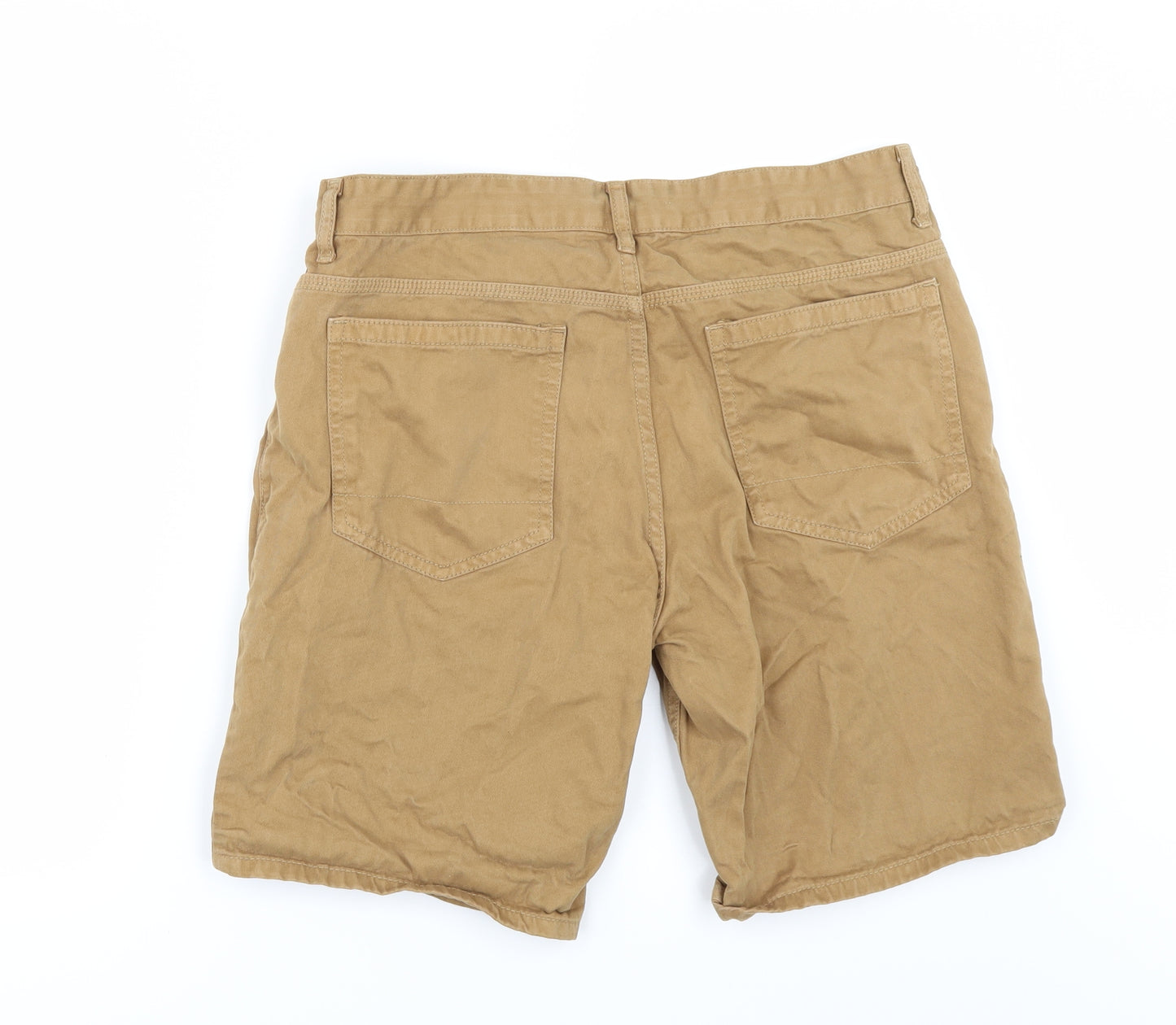 F&F Mens Yellow   Chino Shorts Size 34