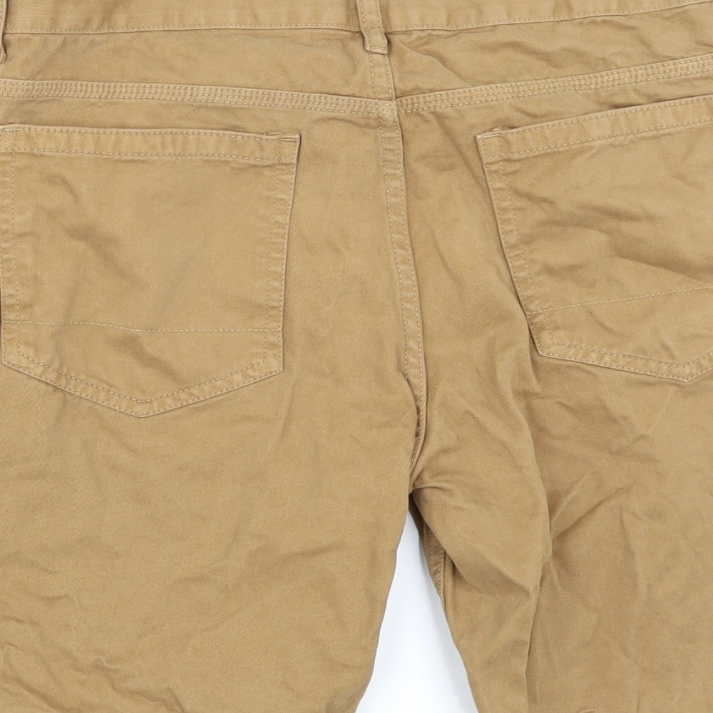 F&F Mens Yellow   Chino Shorts Size 34
