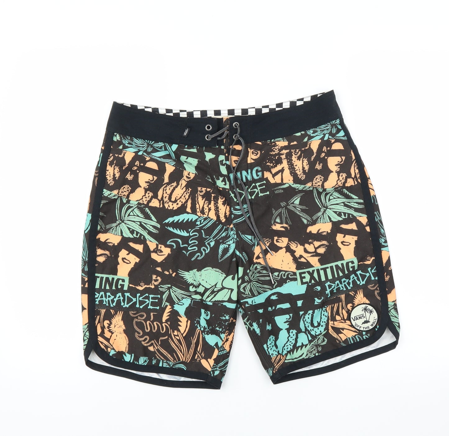 VANS Mens Black   Bermuda Shorts Size 30 in