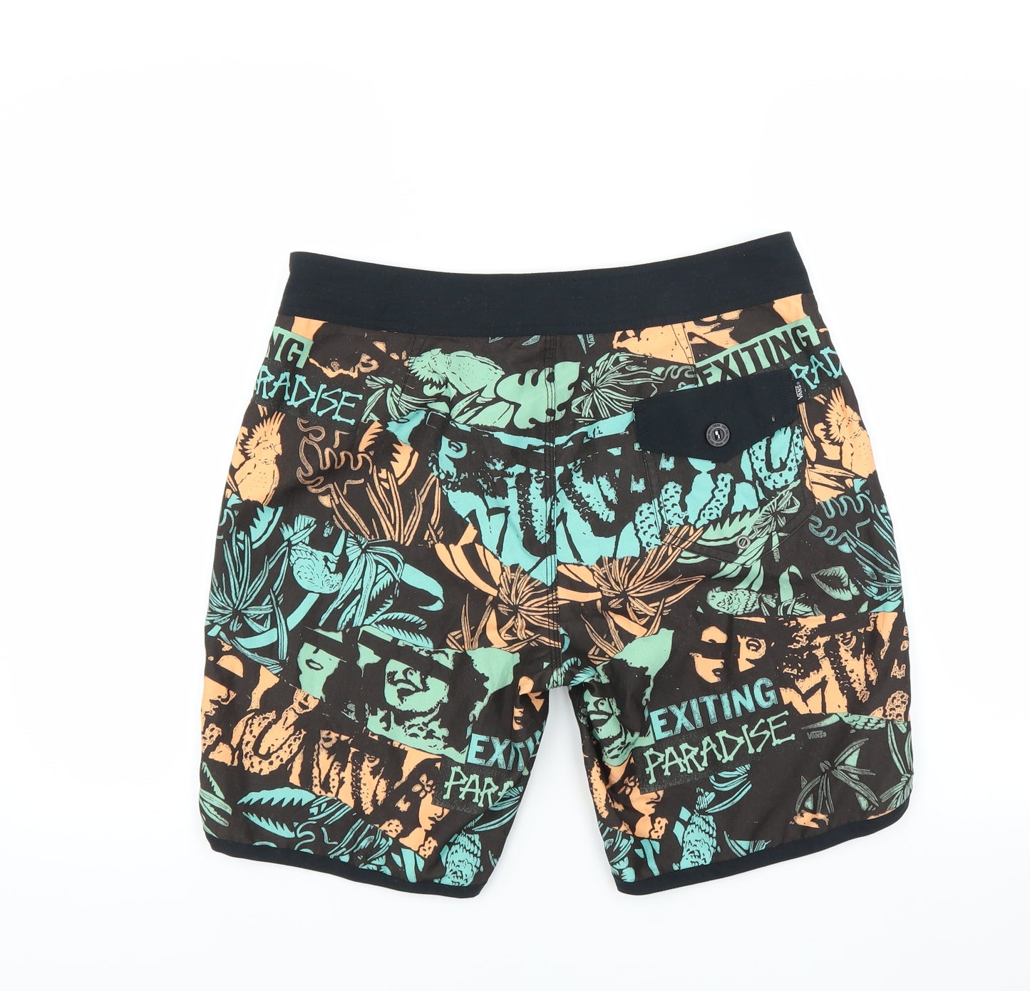 VANS Mens Black   Bermuda Shorts Size 30 in