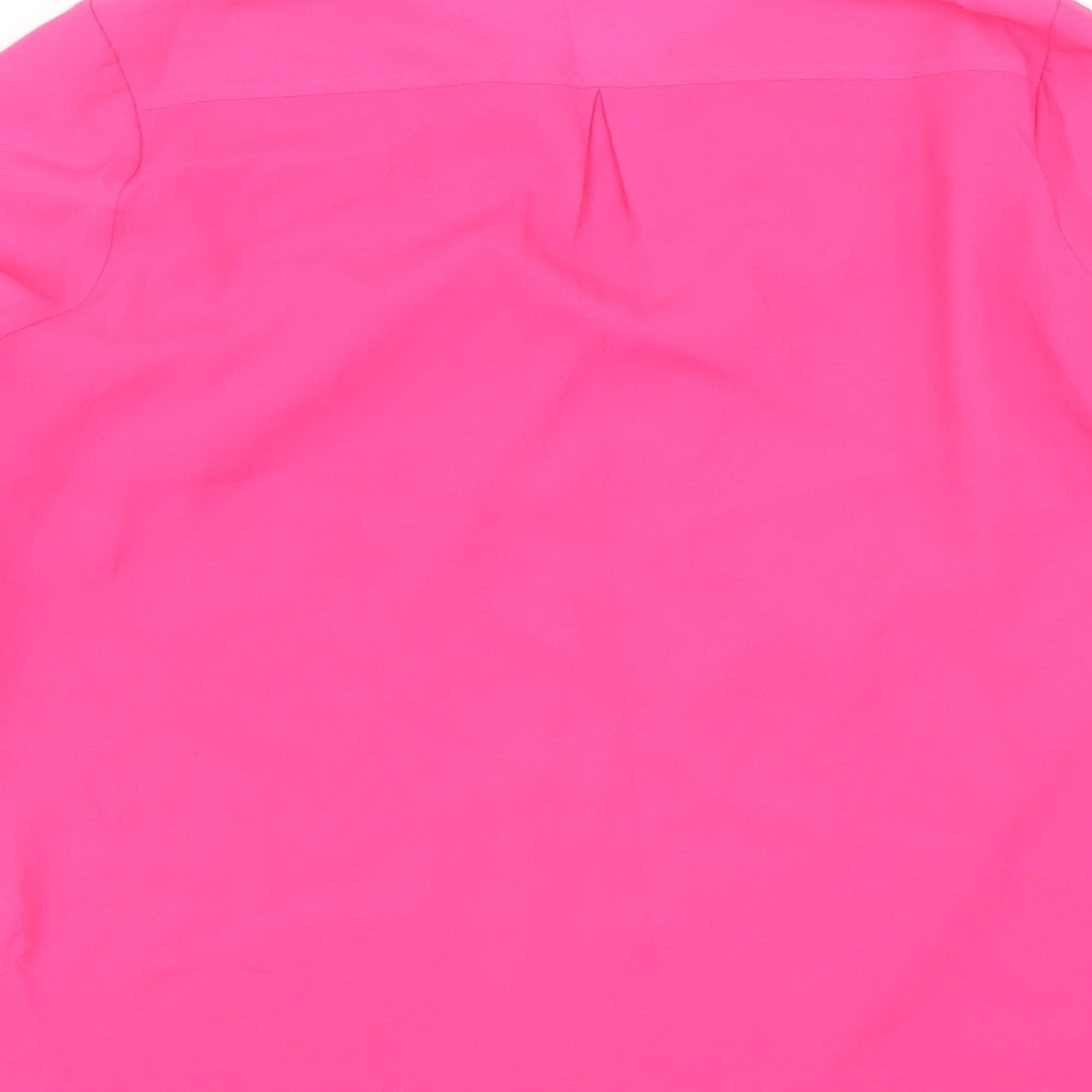 Marks and Spencer Womens Pink   Basic Blouse Size 16