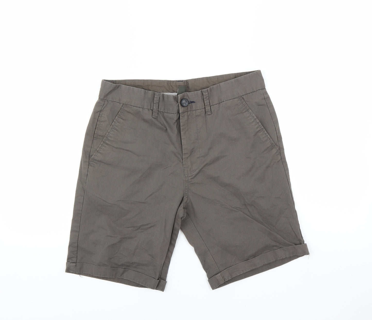 Primark Mens Green   Chino Shorts Size 30 in