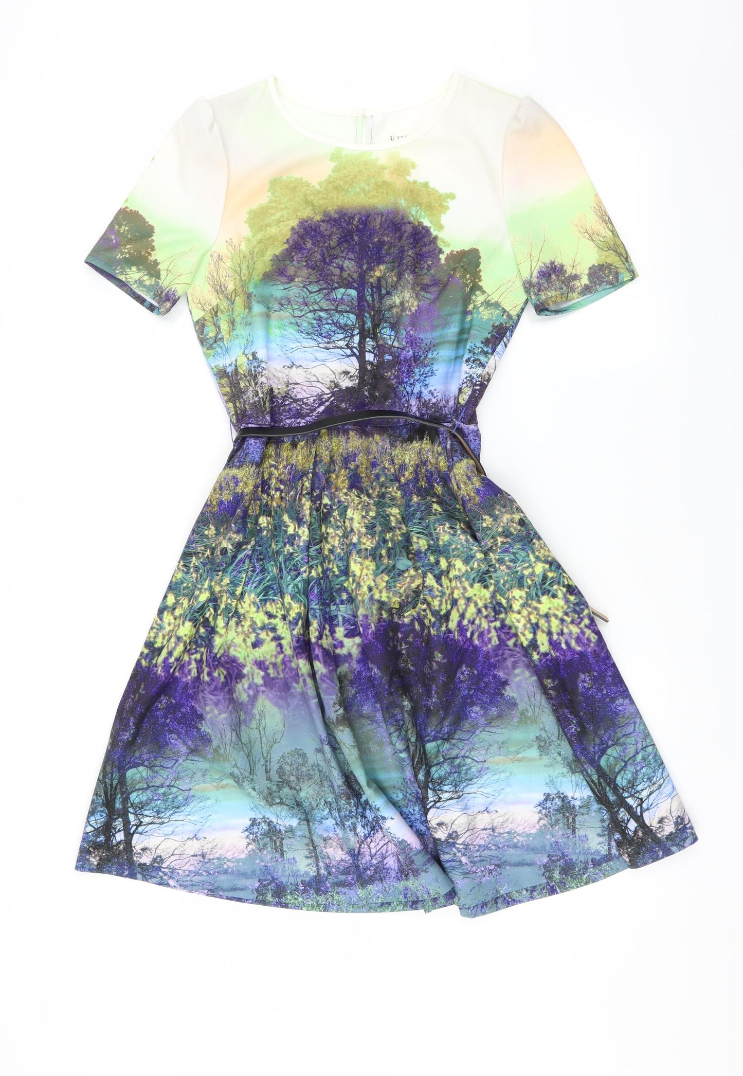 Uttam Boutique Womens Multicoloured   Fit & Flare  Size 8
