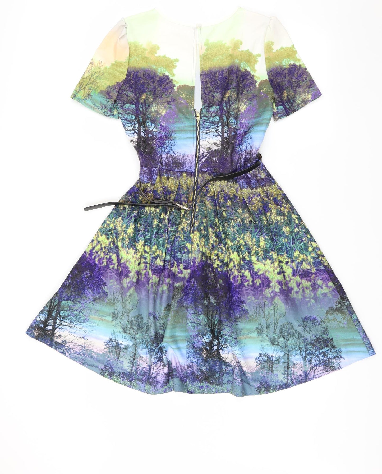 Uttam Boutique Womens Multicoloured   Fit & Flare  Size 8