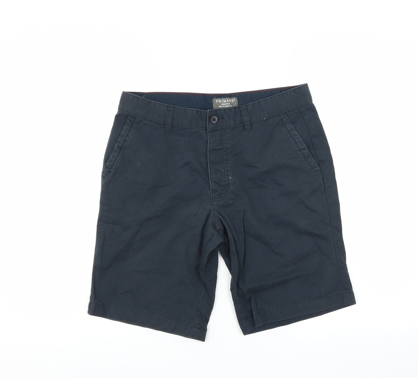 Primark Mens Blue   Chino Shorts Size 30 in