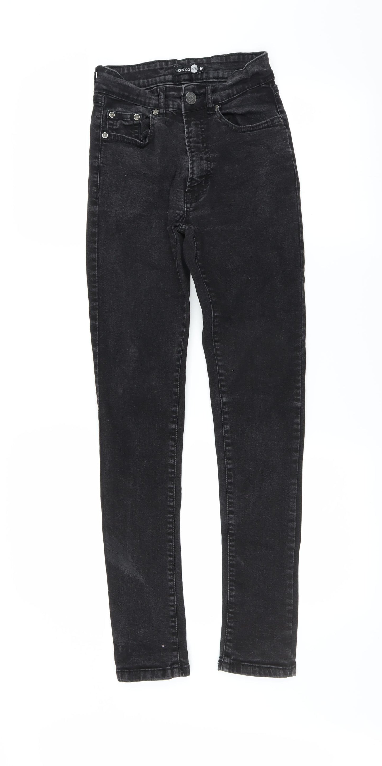 Boohoo Man Mens Black   Skinny Jeans Size 28 in L29 in