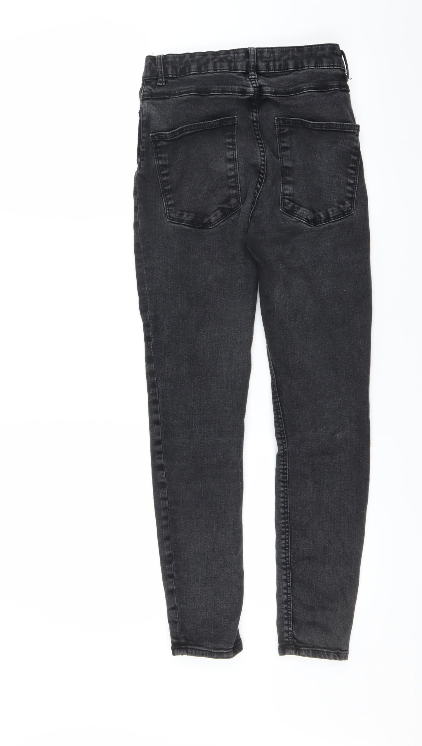 Zara Womens Grey   Skinny Jeans Size 8 L25 in