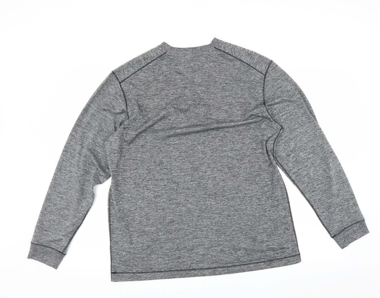 Performance Mens Grey   Basic T-Shirt Size M