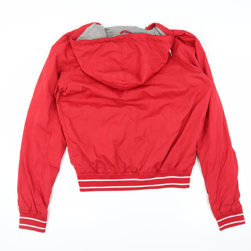 Cedar Wood State Mens Red   Bomber Jacket Jacket Size M