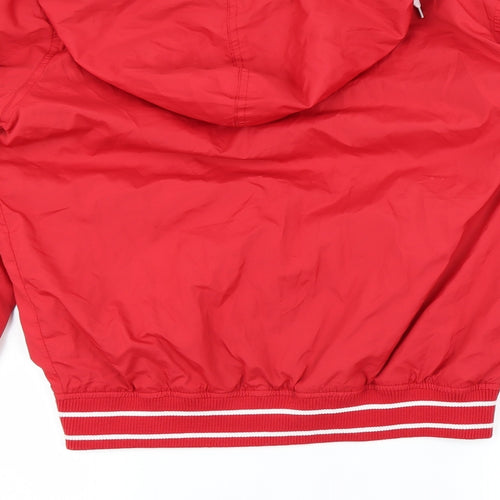 Cedar Wood State Mens Red   Bomber Jacket Jacket Size M