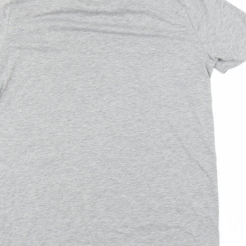 Boohoo Man Womens Grey   Basic T-Shirt Size S