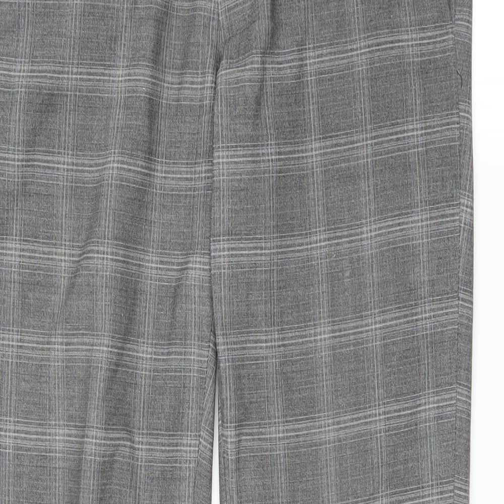 Burton Mens Grey Check  Trousers  Size 30 in L30 in - SKINNY FIT WITH STRETCH
