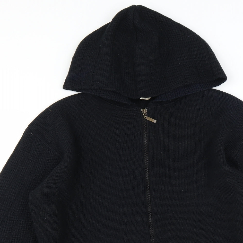 Republic Womens Blue   Full Zip Hoodie Size M