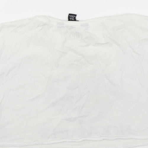 New Look Girls White   Cropped T-Shirt Size 9 Years  - Harry Potter