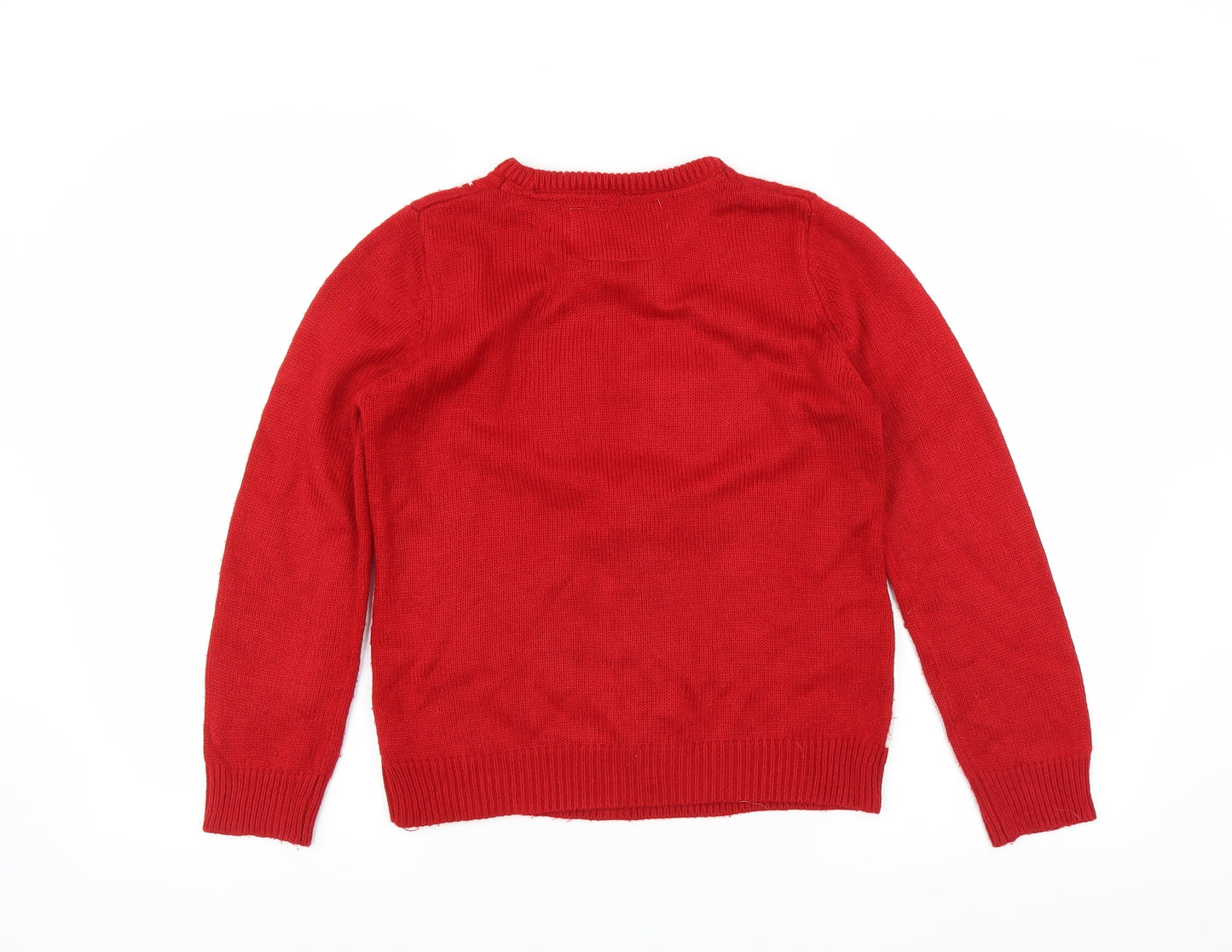 Rebel Girls Red   Pullover Jumper Size 9-10 Years  - CHRISTMAS