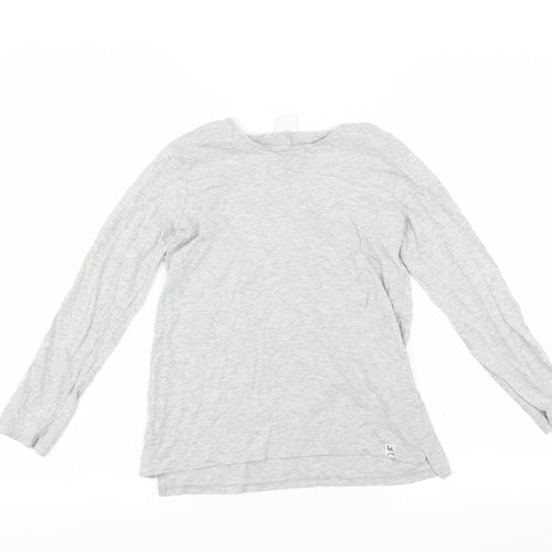 Zara Girls Grey   Basic T-Shirt Size 8 Years