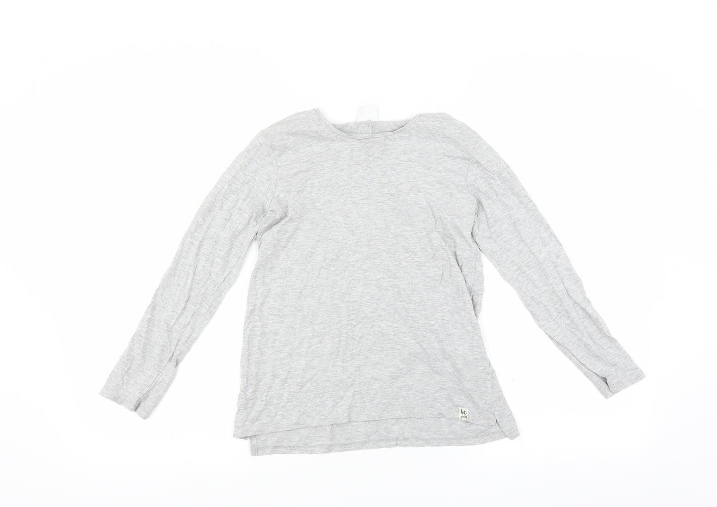 Zara Girls Grey   Basic T-Shirt Size 8 Years