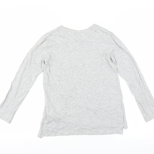 Zara Girls Grey   Basic T-Shirt Size 8 Years