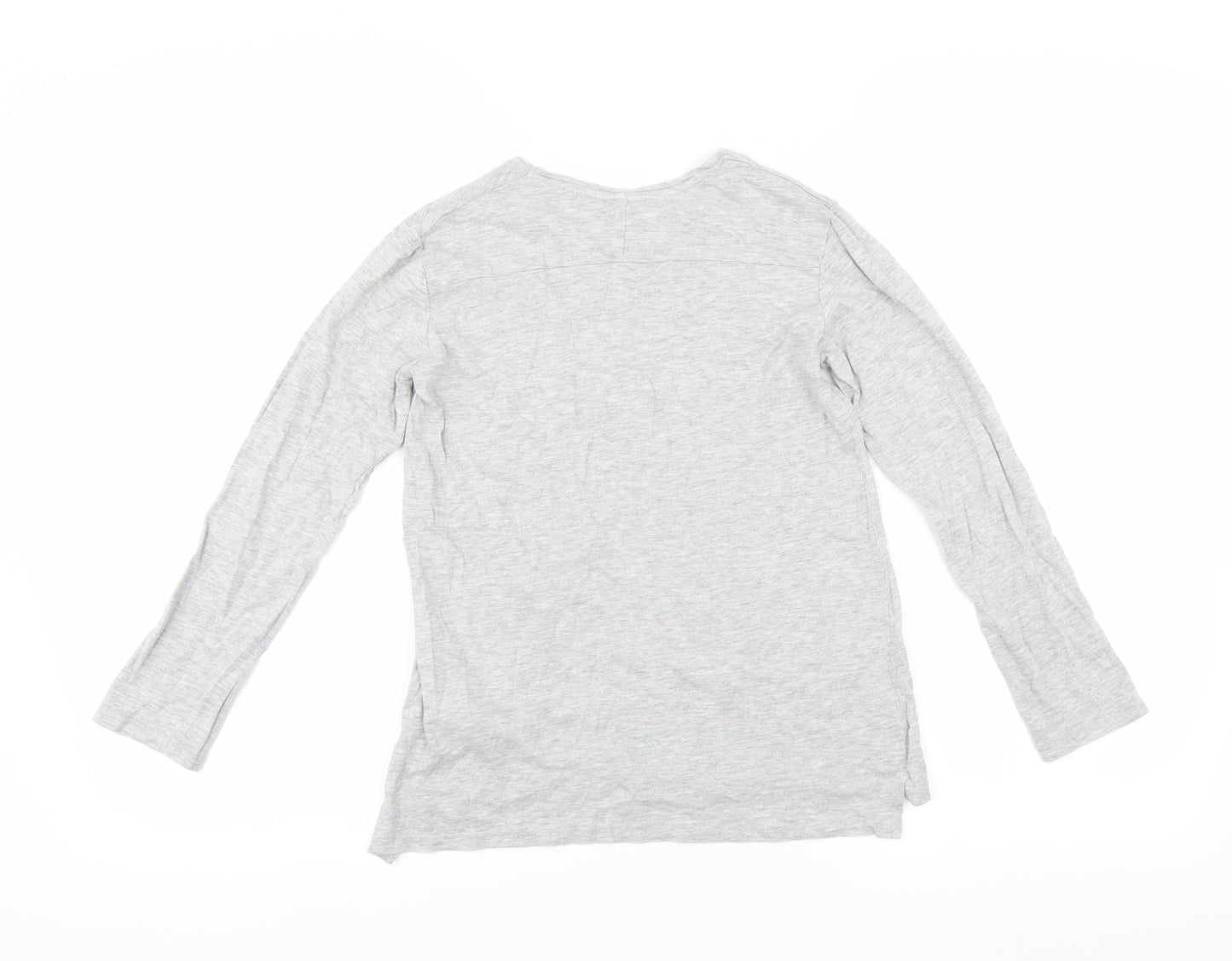 Zara Girls Grey   Basic T-Shirt Size 8 Years