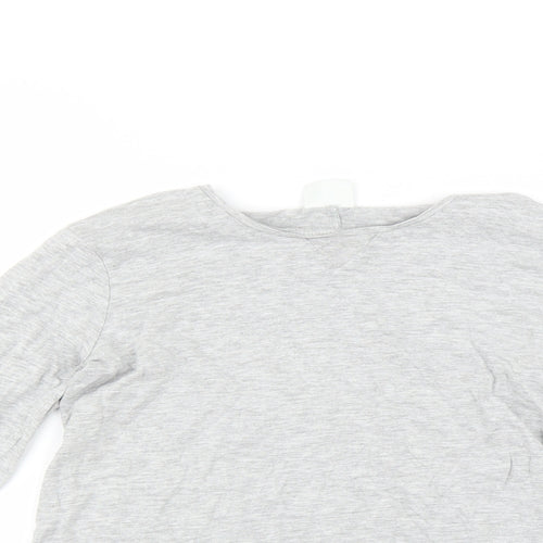 Zara Girls Grey   Basic T-Shirt Size 8 Years