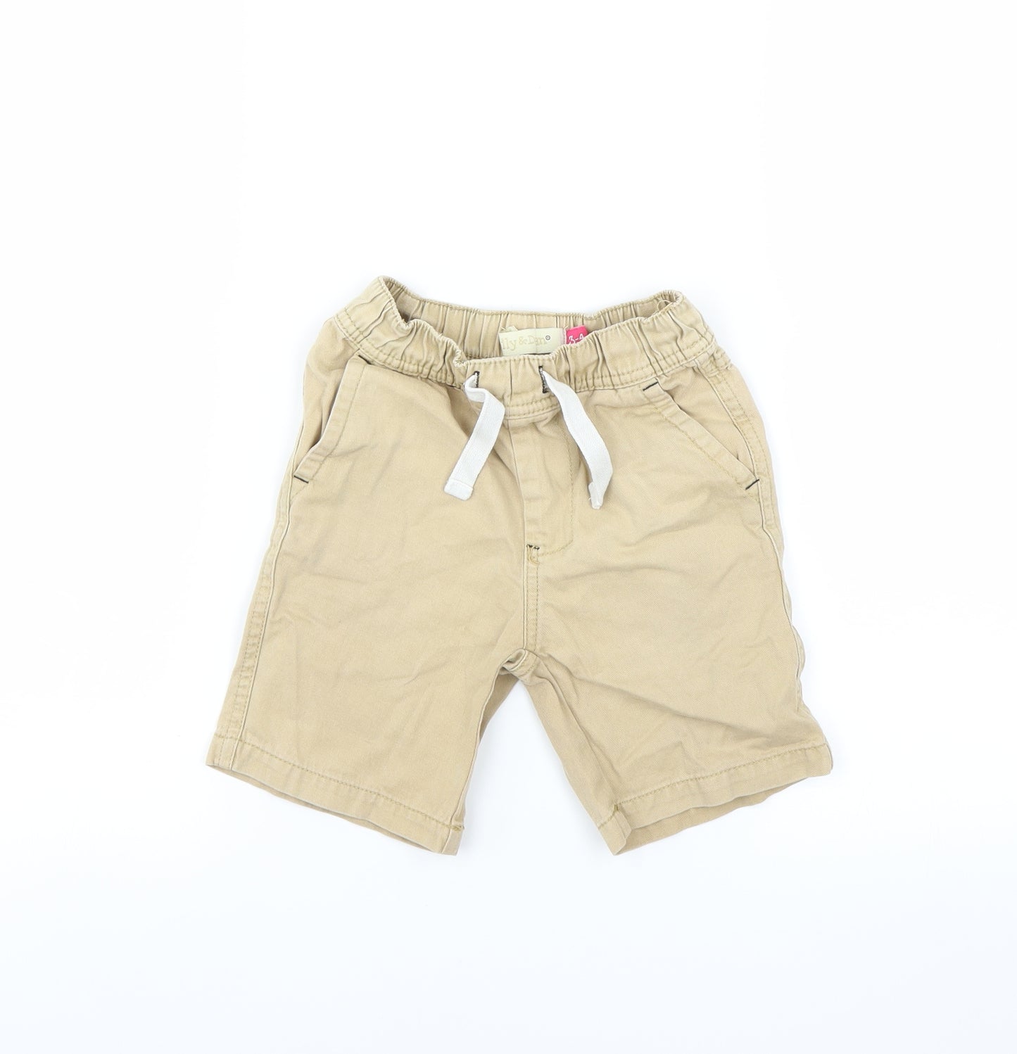 Lily & Dan Boys Beige   Chino Shorts Size 3-4 Years