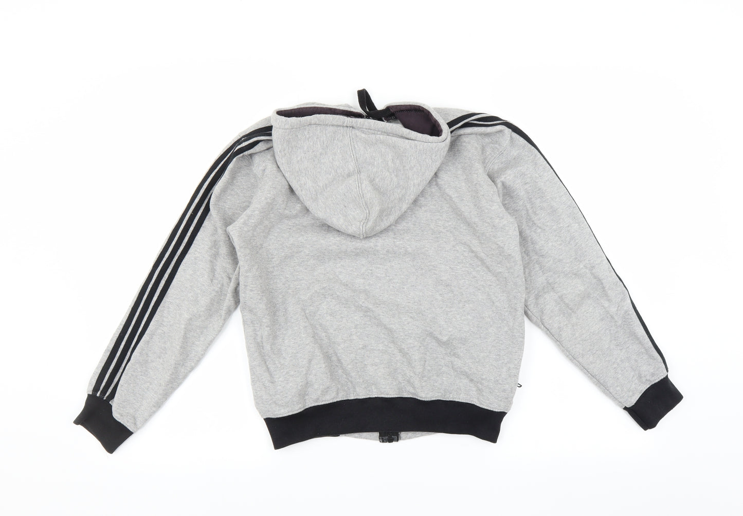 adidas Mens Grey   Full Zip Hoodie Size S