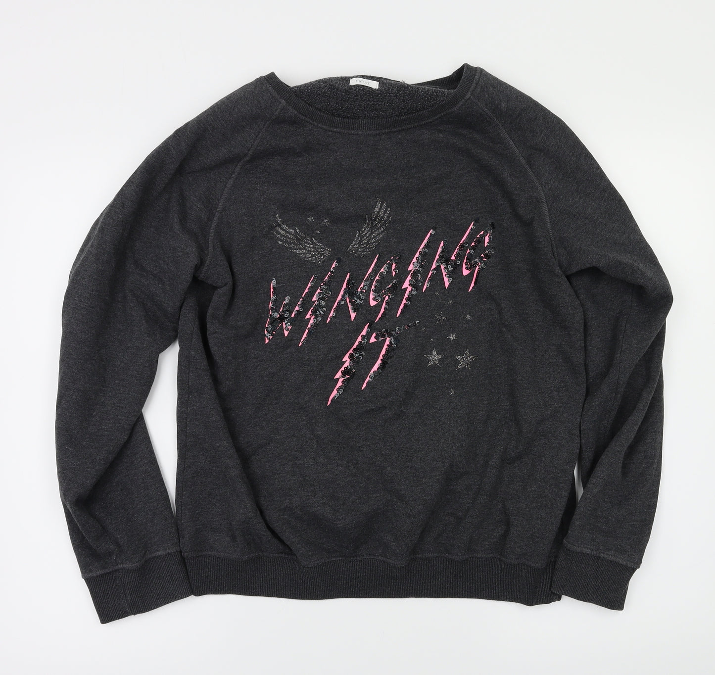 NEXT Girls Grey   Pullover Jumper Size 16 Years