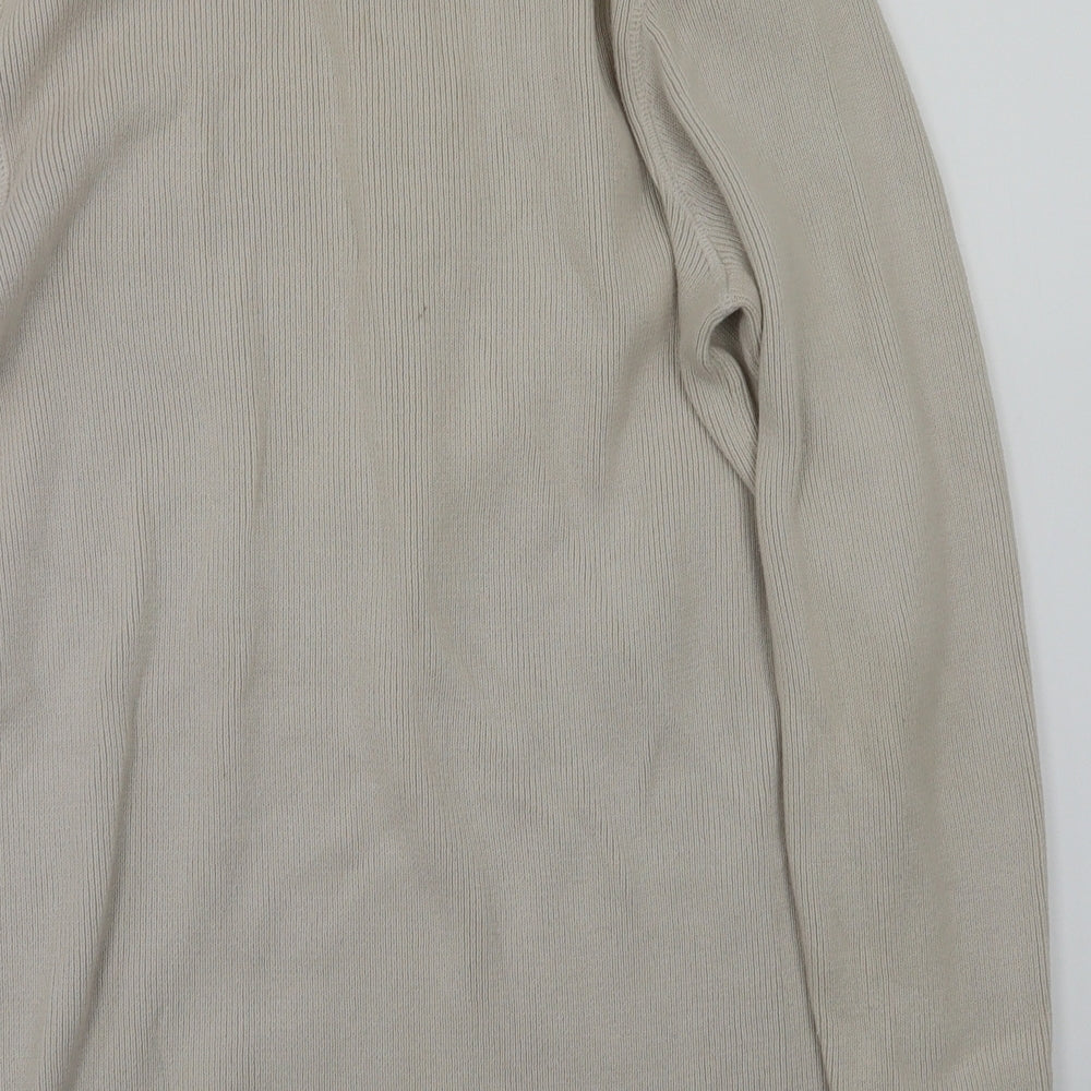 H&M Womens Beige   Pullover Jumper Size M