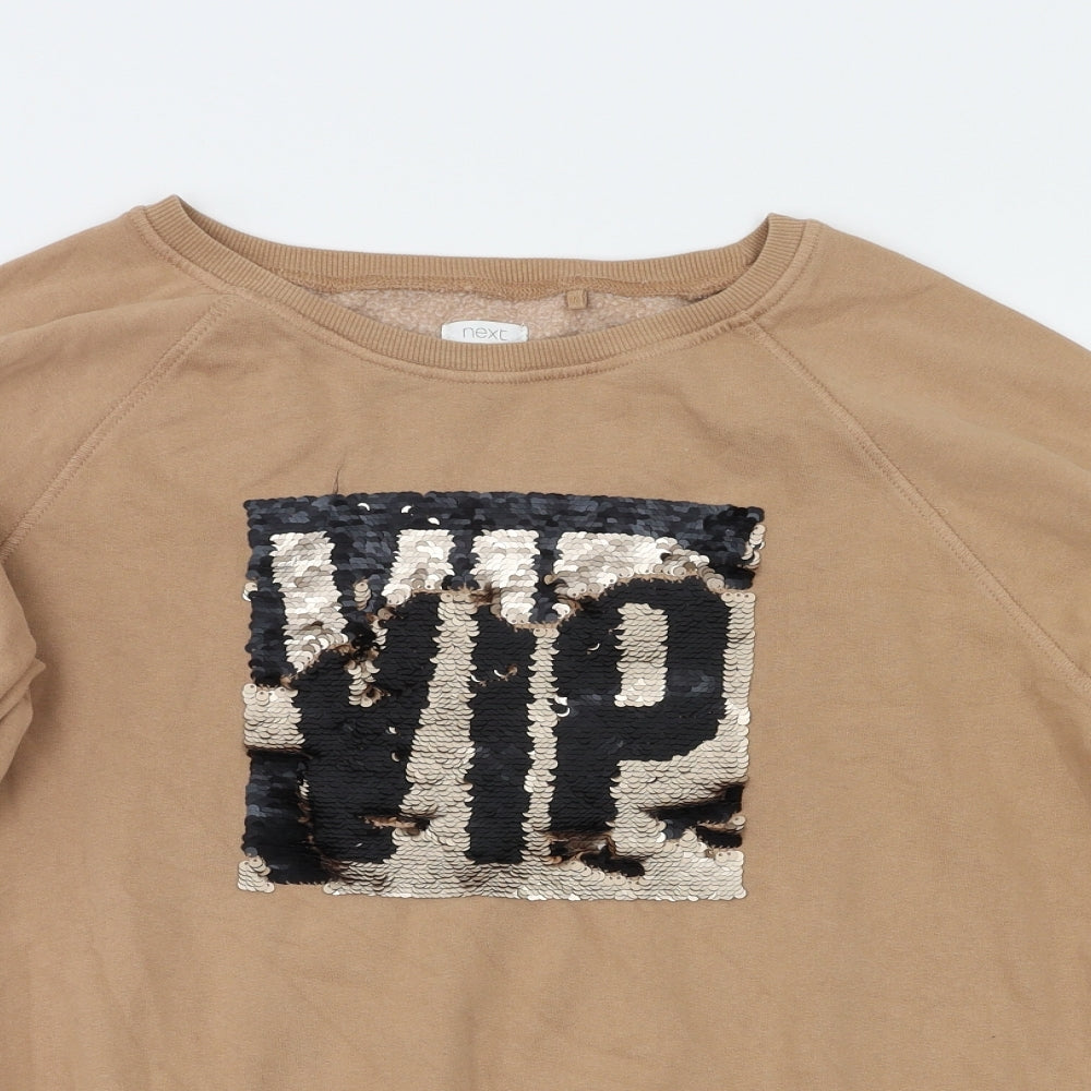 NEXT Girls Beige   Pullover Jumper Size 16 Years