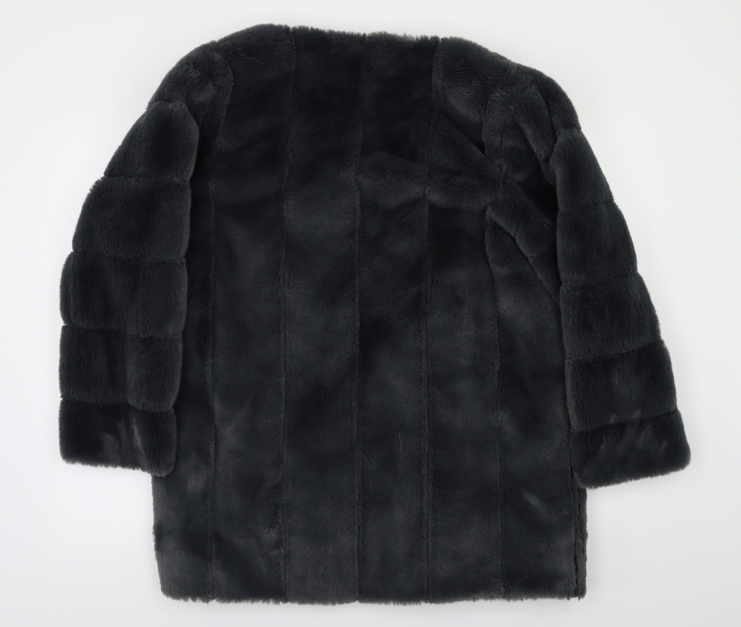 Preworn Womens Black   Quilted Coat Size 5XL