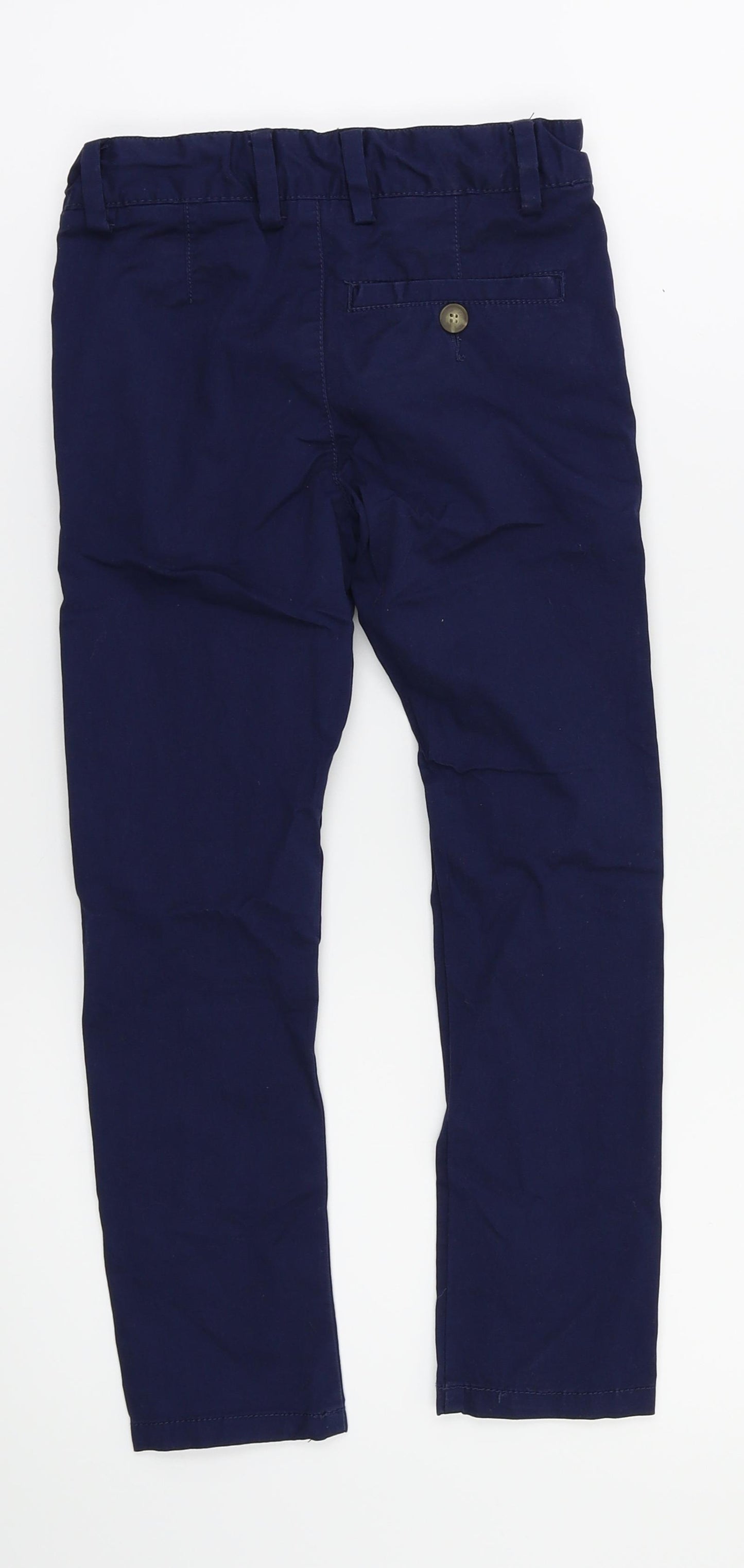 Preworn Boys Blue   Chino Trousers Size 6 Years